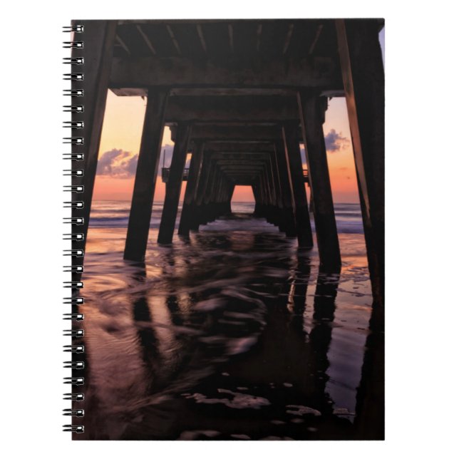 Carnet États-Unis, Géorgie, Tybee Island, Jetée à Tybee I (Devant)