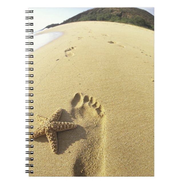 Carnet États-Unis, Hawaï, Maui, Makena Beach, Empreinte e (Devant)
