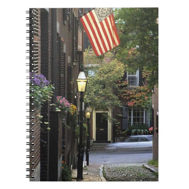 Carnet États-Unis, Massachusetts, Boston, Beacon Hill. (Devant)