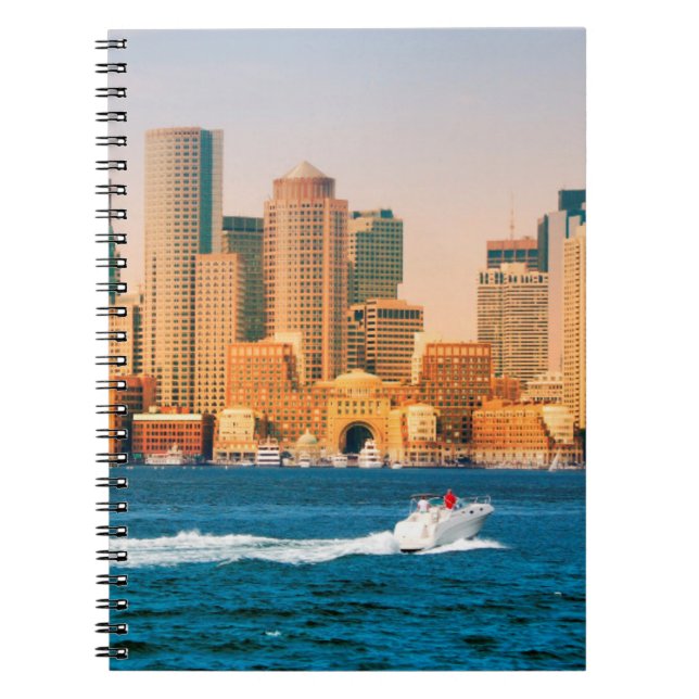Carnet États-Unis, Massachusetts. Panorama du front de me (Devant)