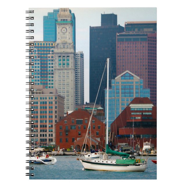 Carnet États-Unis, Massachusetts. Skyline du front de mer (Devant)