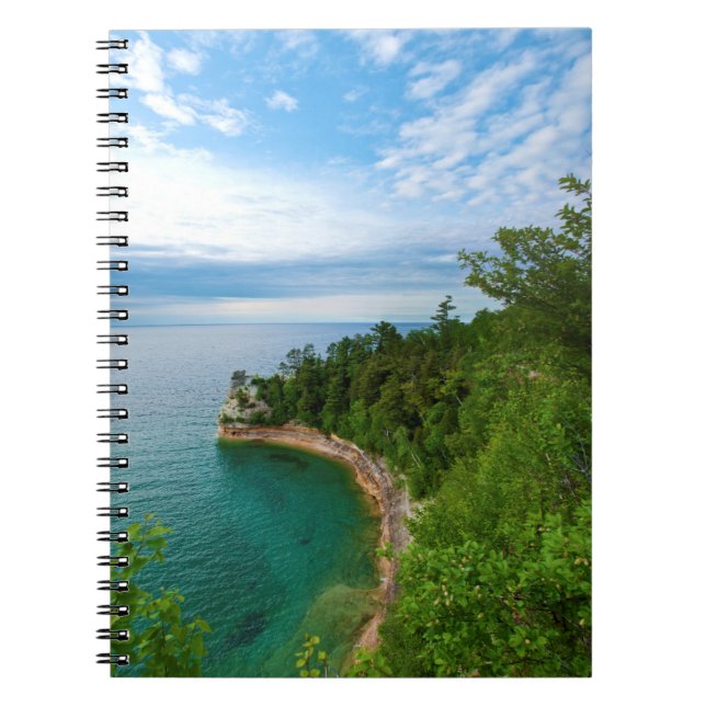 Carnet États-Unis, Michigan. Formation rocheuse Miner's C (Devant)