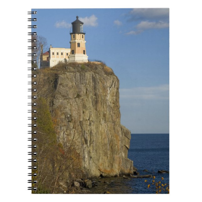 Carnet États-Unis, Minnesota.  Phare de Split Rock sur le (Devant)