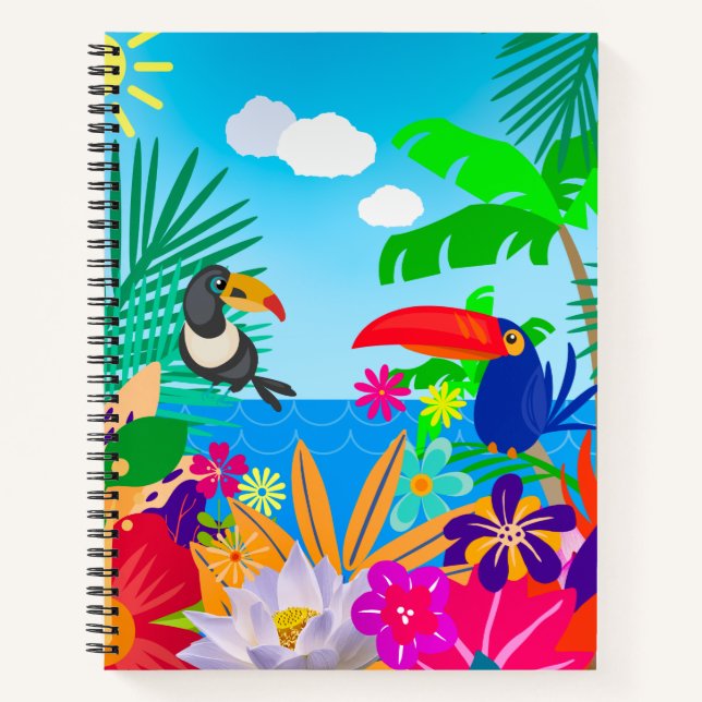 Carnet Été tropical (Devant)