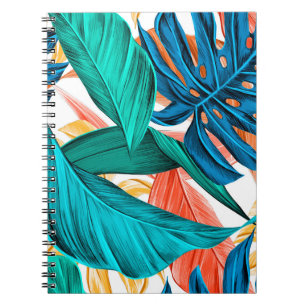 Carnet été tropical feuille exotique