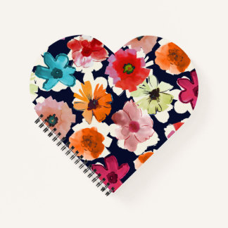 Carnet Été tropical | Fleurs colorées Design
