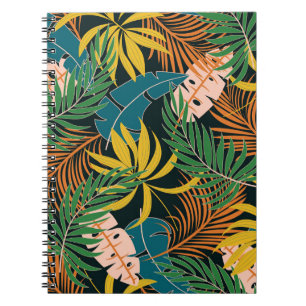 Carnet Été Tropical Plante brillant Motif