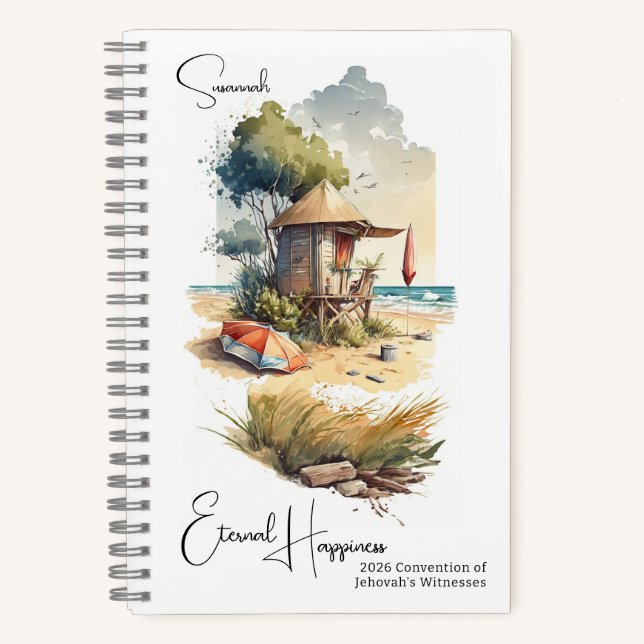 Carnet Eternal Happiness Tropical Beach 2026 Convention  (Recto)