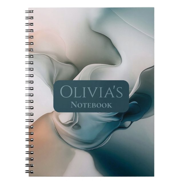 Carnet Ethereal Dreamscape : Tranquille Abstraite (Devant)