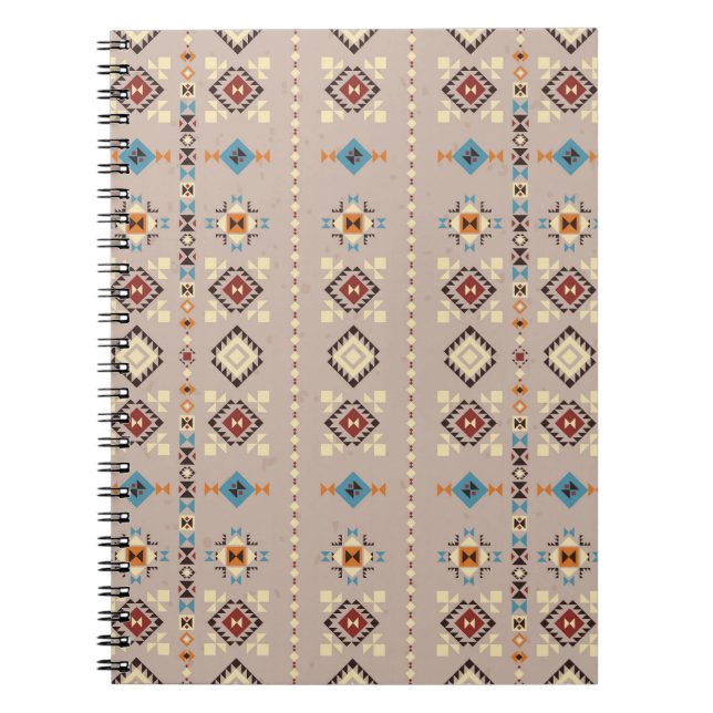 Carnet Ethnique : un motif tribal transparent (Devant)
