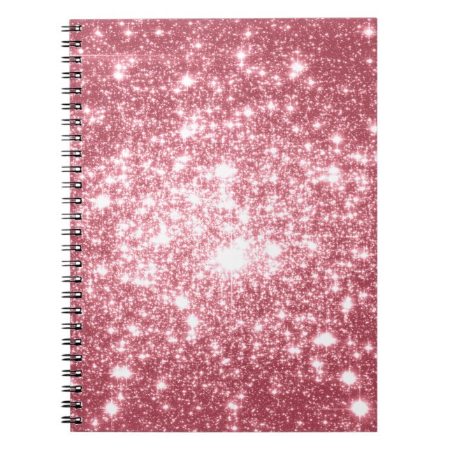 Carnet Étincelle rose (Devant)