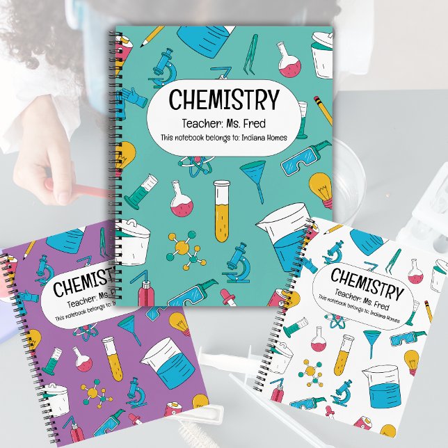 Carnet Étincelle Ta Science ! UNE CHIMIE personnalisée (Spark Your Science! A Personalized CHEMISTRY Notebook)