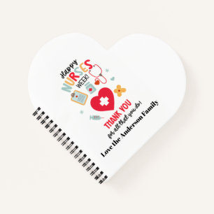 Carnet Étiquette de cadeau d'appréciation pour INFIRMIÈRE