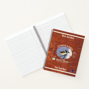 Carnet Étiquette de la bière de bouleau à poulet