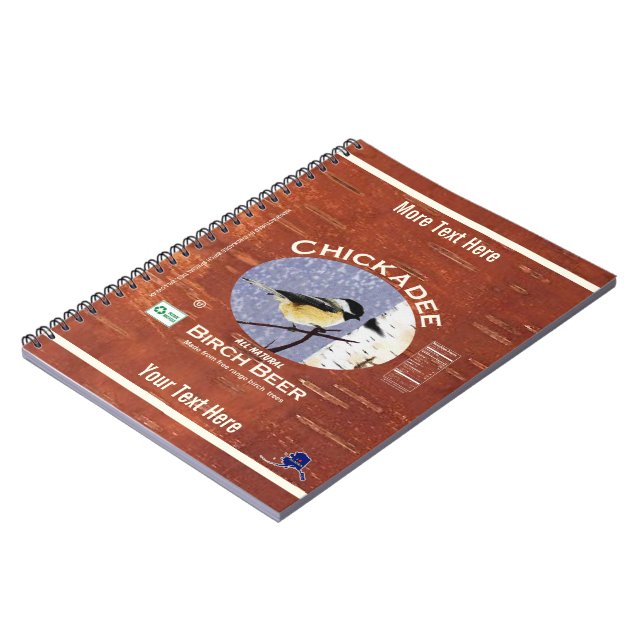 Carnet Étiquette de la bière de bouleau à poulet (Côté gauche)