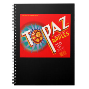 Carnet Étiquette Topaz Apple
