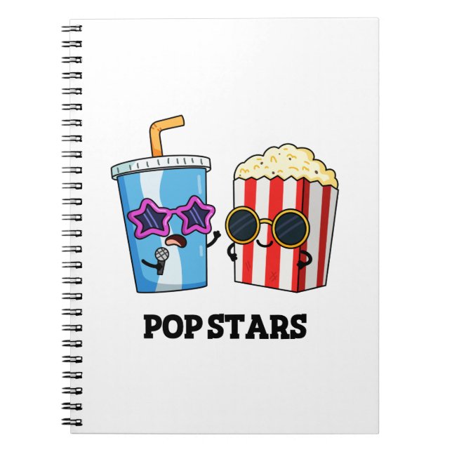 Carnet Étoile Populaire Pun Snack Drôle  (Devant)