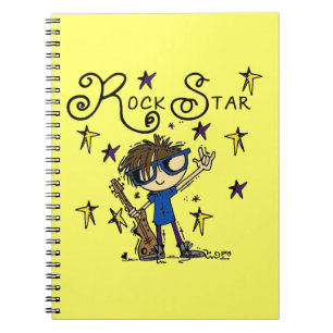 Carnet Étoile rock Brunette