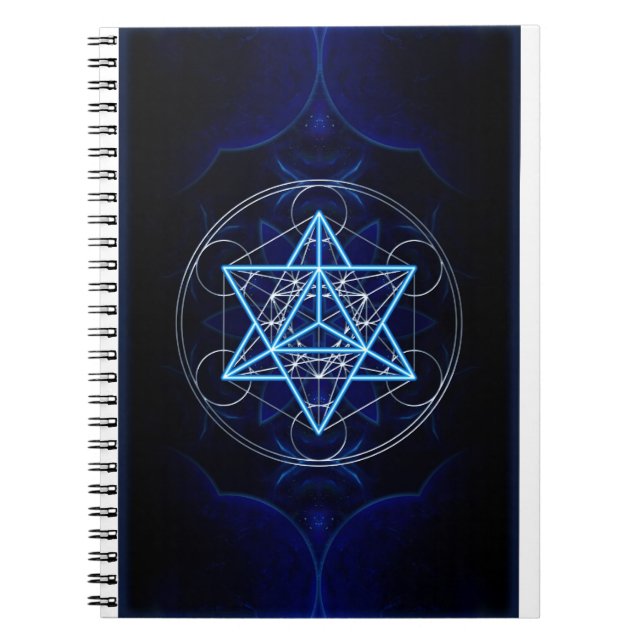 Carnet Étoile Tétraèdre de Metatron (Devant)