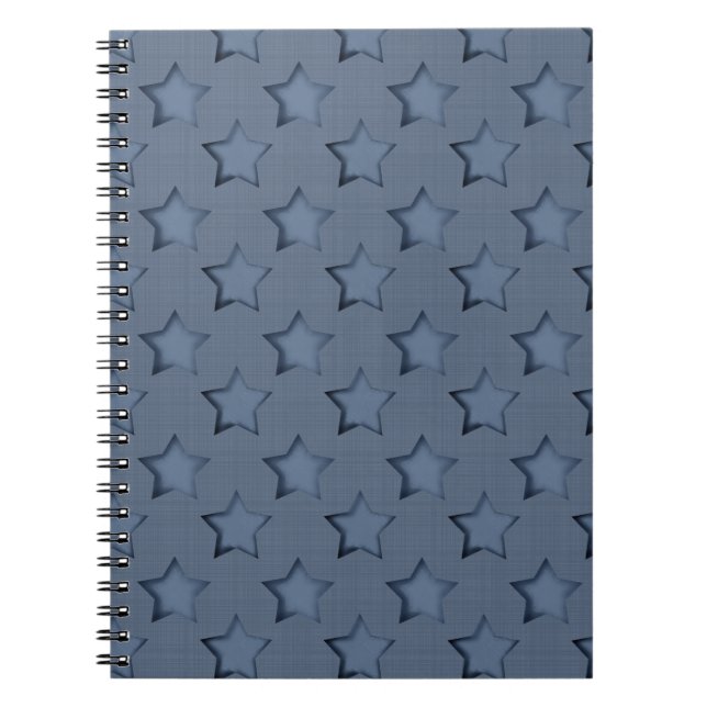 Carnet étoiles bleues (Devant)