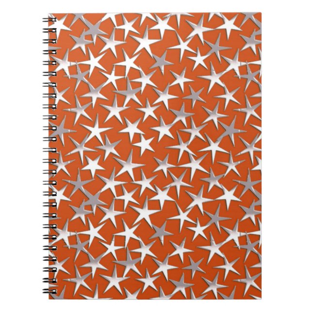 Carnet Étoiles d'argent sur cuivre (Devant)