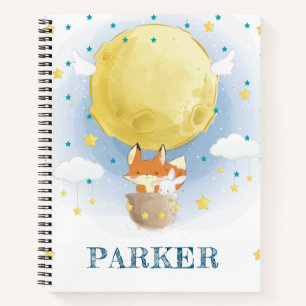 Carnet Étoiles de ballon à air personnalisées