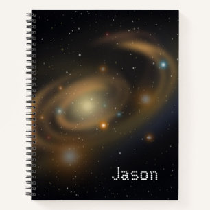 Carnet Étoiles de la galaxie de l'espace extra-atmosphéri