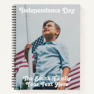 Carnet Étoiles vintages rayures Amérique drapeau personna