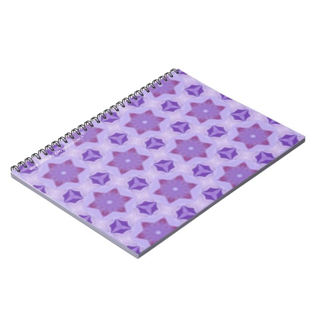 Carnet Étoiles violettes (Côté gauche)