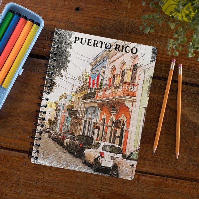 Carnet Étonnant Vintage voyage Porto Rico (Stunning Puerto Rico Vintage Travel Notebook)