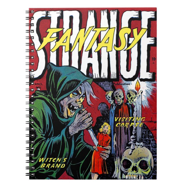 Carnet Étrange Imaginaire La Sorcière effrayante Bande de (Devant)