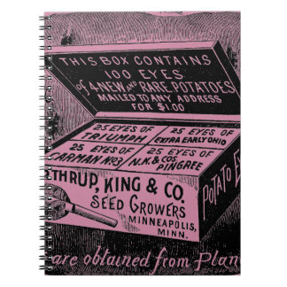 Carnet Étrange publicité vintage pour la pomme de terre