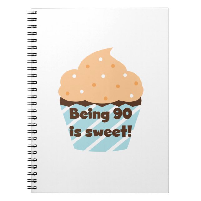 Carnet Etre 90 est Sweet Birthday T-shirts et cadeaux (Devant)