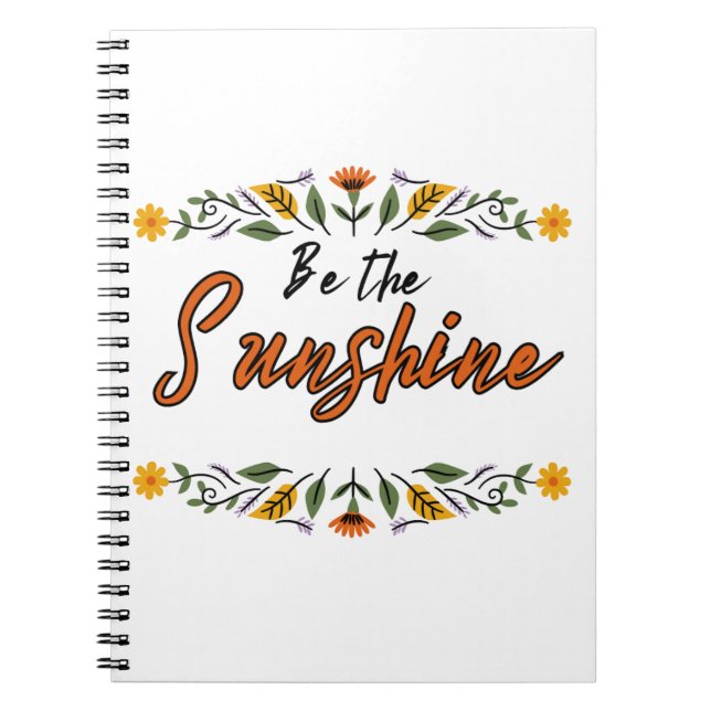 Carnet être le soleil (Devant)