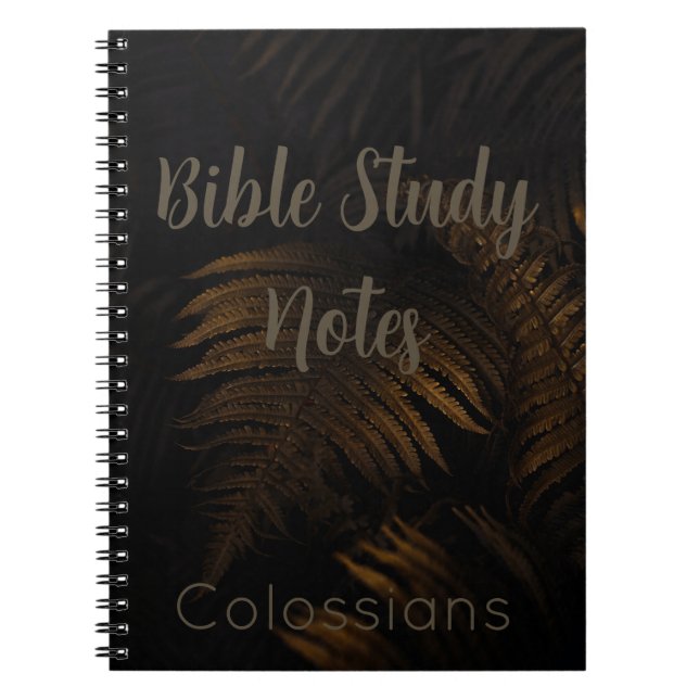 Carnet Étude biblique - Colossiens (Devant)