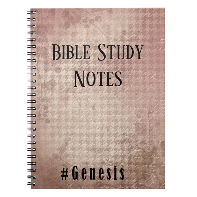 Carnet Étude biblique-Genèse (Devant)