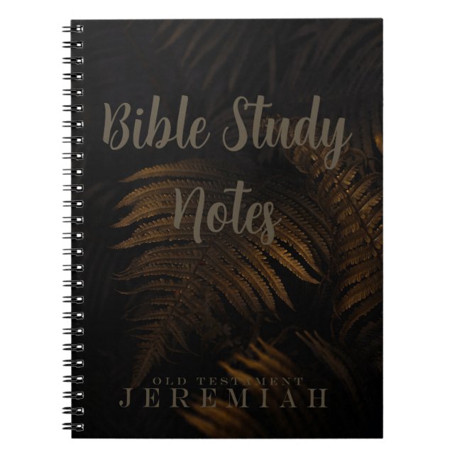 Carnet Étude biblique-Jérémie (Devant)