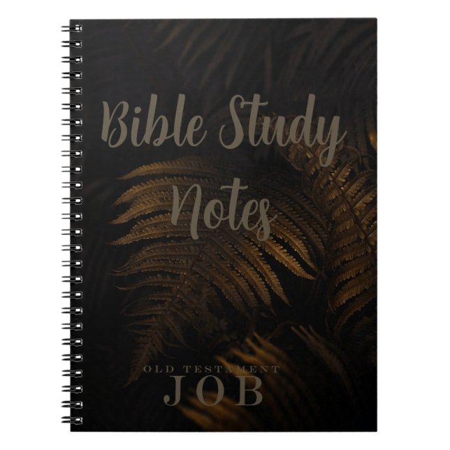 Carnet Étude biblique - Job (Devant)