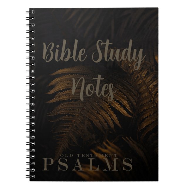 Carnet Étude biblique-Psaumes (Devant)