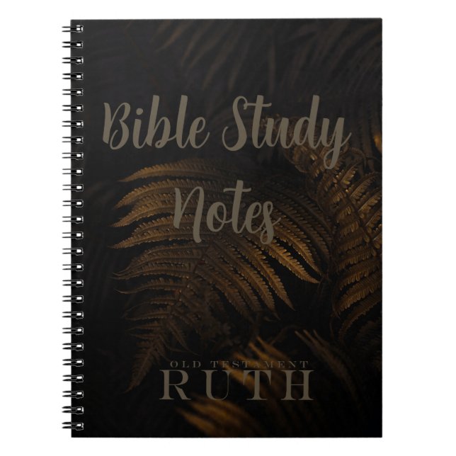 Carnet Étude biblique-Ruth (Devant)