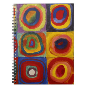 Carnet Étude des couleurs des cercles Carré