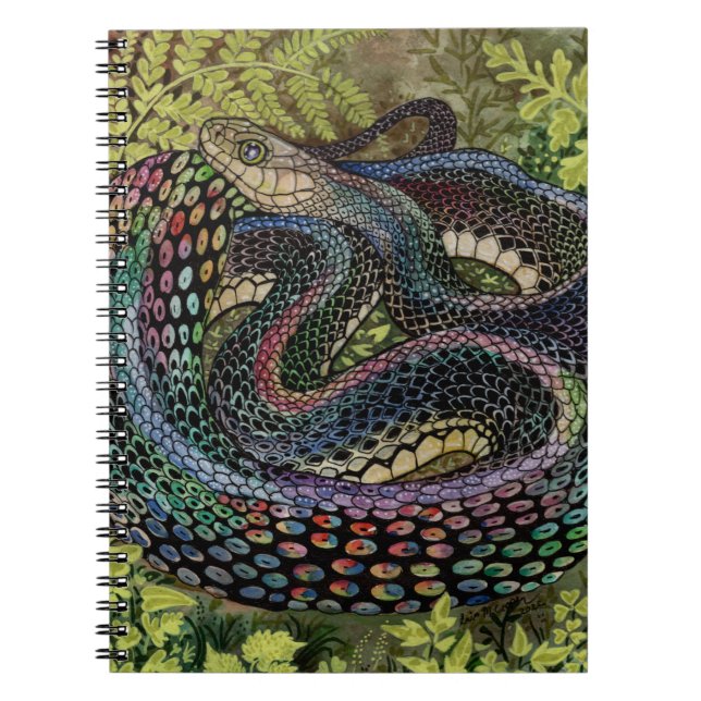 Carnet Étude du serpent jardinier au-delà de la peau (Devant)