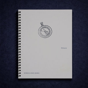 Carnet Étude nocturne académie sombre Montre de poche