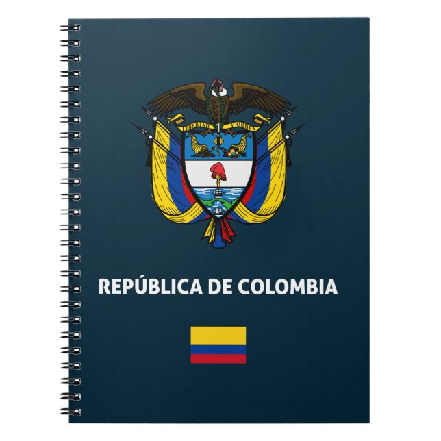 Carnet Étui de téléphone passeport Colombie (Devant)