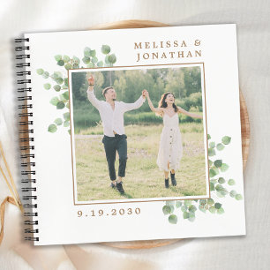 Carnet Eucalyptus Photo personnalisée Mariage Budget