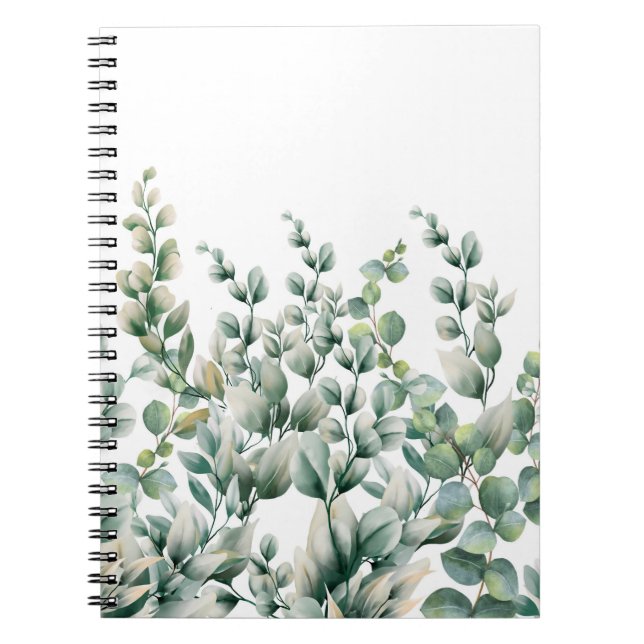 Carnet Eucalyptus vert (Devant)
