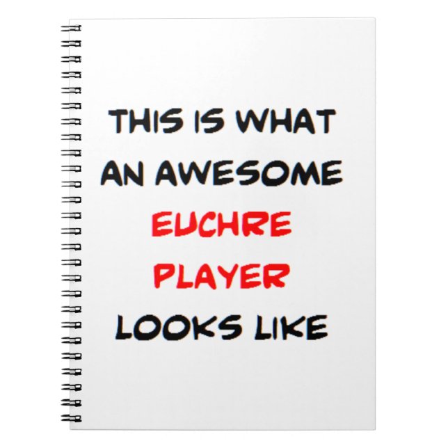 Carnet euchre player, awesome (Devant)