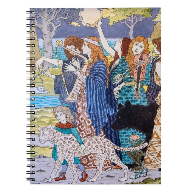 Carnet Eugene Grasset - Panneau Décoratif Harmonie (Devant)