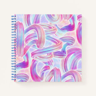 Carnet eurobeat holorave - rose et bleu :