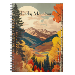Carnet Évasion d'écriture en automne dans les montagnes R